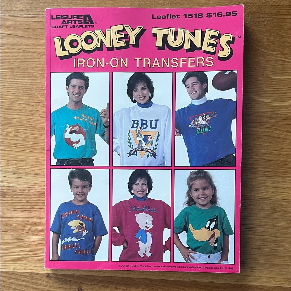 Looney Tunes Iron-On Transfers Set